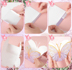24 Pcs Butterfly Centerpieces for Tables Baby Shower Bridal Shower Centerpieces