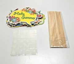 30 pc Hello Summer Tropical Theme Photo Booth Props