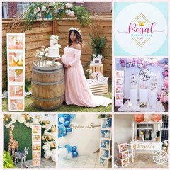 96 PC Bridal Shower Decorations Balloon Boxes White- Transparent Block with B…