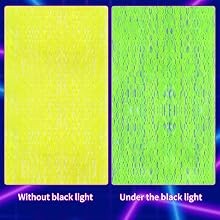 2 Packs Glow in The Dark Party Supplies Neon Party Table Skirts Streamers