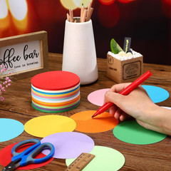 360 Pcs round Cutouts Paper 3.9 Inch Assorted Color Die Cuts for DIY Craft Proje