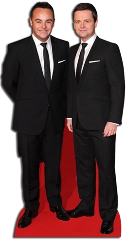Ant & Dec TV Presenters Cardboard Cutout 172cm Tall-Invite them to your Party!