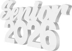 Senior 2026 Graduation Sign Table Centerpiece Photo Prop Decorations