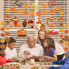 Fall Party Decorations Supplies – NO DIY – Autumn Home Decor Set Include Glit…