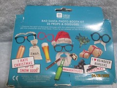 Bad Santa Photo Booth Kit 26 Props & Disguises New