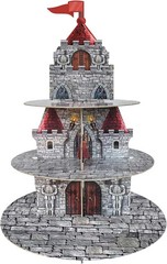 Medieval Castle Cupcake Stand Medieval Knight Birthday Party Decorations 3 Tiere