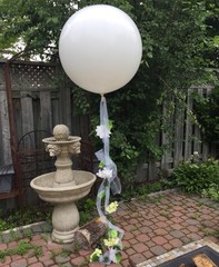 20 Large White Balloons, 24 Inch Jumbo Thick Heavy Duty Balloons for Bi