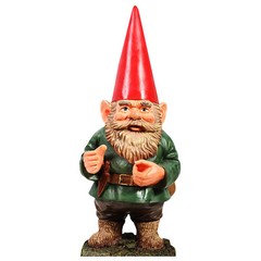 GARDEN GNOME Lawn Gnome 4 Foot Tall CARDBOARD CUTOUT Standee Standup Poster Prop