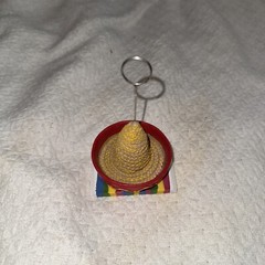 3” Multicolor Sombrero Party Ballon & Card Holder
