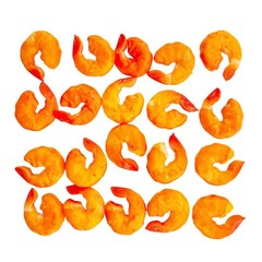 20pcs Artificial Shrimp Figures Simulated Cooked Fake Peeled Shrimp Lifelike …