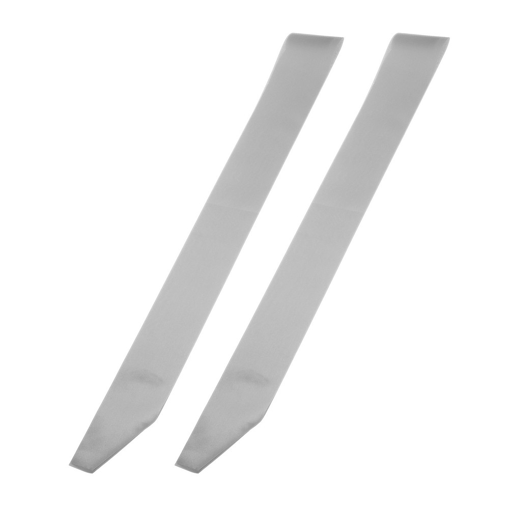 2Pcs 63″x4″ Blank Satin Sash DIY Plain Sash Prom Queen Sashes Grey