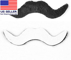 24 PCS Fake Mustaches,Mustache Party,Mustache for Masquerade Party and Performan
