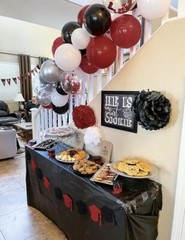 Graduation Party Decorations Maroon Silver 2024/Burgundy Graduation Decoratio…