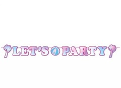 Barbie Happy Birthday Party Background Banner Metallic Silver, Pink 12 Ft