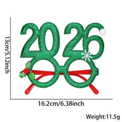 New 2026 Christmas Party Glasses – Cartoon Frames for Adults & Kids Decorations