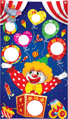, Large Carnival Games for – 54 X 34 Inch | Carnival Theme Party | Circus Theme