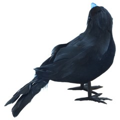Halloween Decoration Scary Fake Crow Garden Home Party Accessory