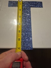 Navy Blue Happy Birthday Banner 7″