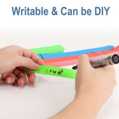 100pcs Paper Wristbands for Events Concert , Colored Wristbands Waterproof Paper