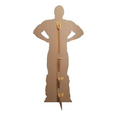 British Bulldog Lifesize Cardboard Cutout with Free Mini Official WWE Standee