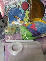 Kawaii Hello Kitty Party Decor Kit Tablecloth, Balloons, Cupcake Pics, Backdrop