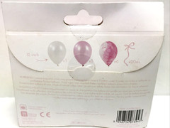 WE LOVE PINK BALLOONS 12 COUNT NIB FOR ANY OCCASION TALKING TABLES