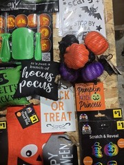 Bulk Halloween Decorations Set of 45 Pc , Pumpkin Carving KitParty Pack, Spiders