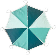 32Ft Teal Party Decorations Dark Green Teal Blue Triangle Banner Flag Pennant Fa