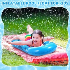8 Pcs Shark Inflatable Bodyboards for Water Slides, Shark Inflatable Surfboar…