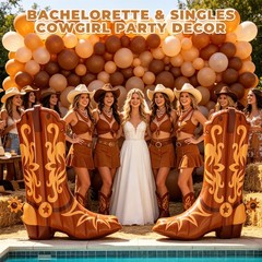 Pool Float,6 Ft Cowgirl Boot Pool Float for Adults Funny Bride Pool Floates I…