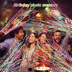 10Pack No Mess Streamers,Color Mix Hand Throw Streamers Poppers,No Mess Confetti
