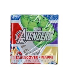 Marvel Avengers Plastic Disposable Tablecovering 54 in by 84 in birthday theme