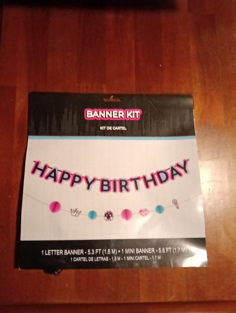 Happy Birthday Banner Kit
