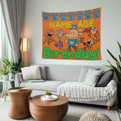 Personalize Dogman Birthday Party Banner Gift, Dog Man Party Supplies