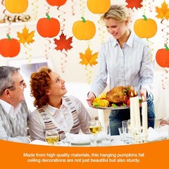 Thanksgiving Decorations Swirls Hanging Fall Autumn Home Office Classroom