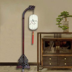 Chinese Court Palace Lantern Art Handmade Printed Floor Lamp Shade Cover