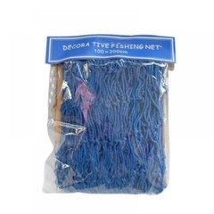 Decorative Fishing Nautical Theme Net + 10 Piece Marine Decorations