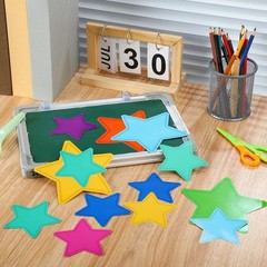 108 Pcs Star Cutouts Bulletin Board Stars Cutouts Decorations Paper Die Cut f…