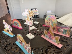 Unicorn Birthday Party Table Decoration Centerpiece Set Multicolor Paper