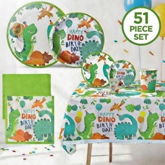 Dinosaur Theme Party Supplies Kids Birthday Decorations Tableware TRex Party