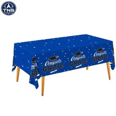 Graduation Decorations 2026 Blue Table Cover Set 3 pcs 54×108 waterproof disp…