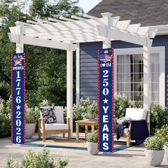 America 250 Decorations Door Banner 2 Pcs 250th Anniversary Decorations Patr…