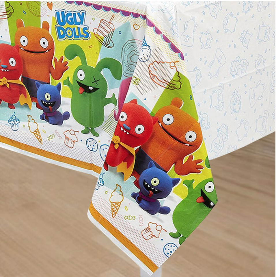 UglyDolls Table Cover ~ UglyDolls birthday party Supplies