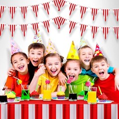10 Pieces Carnival Theme Party Decors Carnival Table Skirts Carnival Circus T…