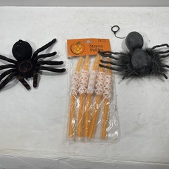 Lot Of Halloween Party Decorations Random Decor Spiders Wall/Door Covers Garland