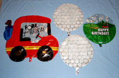 GOLF CART 24″ & Asst Foil Golf Balloons 18″ Reuse-Upcycle Crafts Signs Gift Wrap
