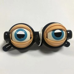 Crazy Eyes Funny Prank Glasses Plastic Toy For Kids Party Fun Gifts