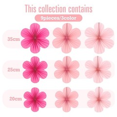 Fan Flower Set As Shown Decorative Supplies for Weddings, Birthdays V7O82447