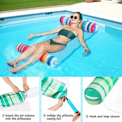 2 Pack XL Inflatable Pool Hammocks for Adults – Multi-Purpose Floaties