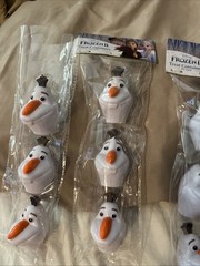 Disney Frozen Olaf Easter Egg Treat Containers 3 Count Cake Toppers Lot Of 4